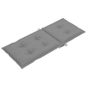 Πτυσσόμενες Καρέκλες 3 τεμ. με Μαξιλάρια από Μασίφ Ξύλο Ακακίας