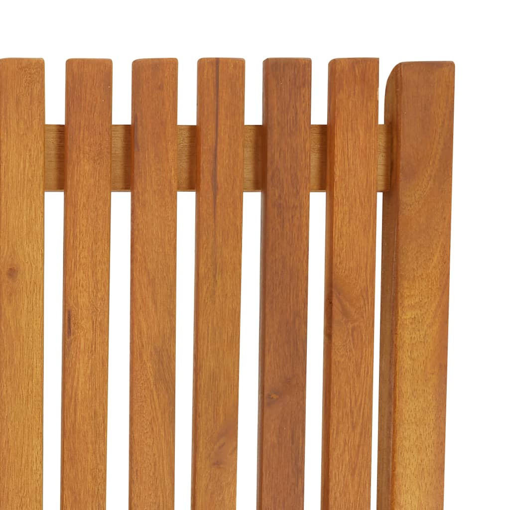 Ξαπλώστρα από Μασίφ Ξύλο Ακακίας με Μαξιλάρι - PAKOBAZAAR