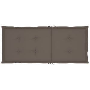 Πολυθρόνα Κουνιστή Γκρι από Μασίφ Ξύλο Ακακίας με Μαξιλάρια - PAKOBAZAAR