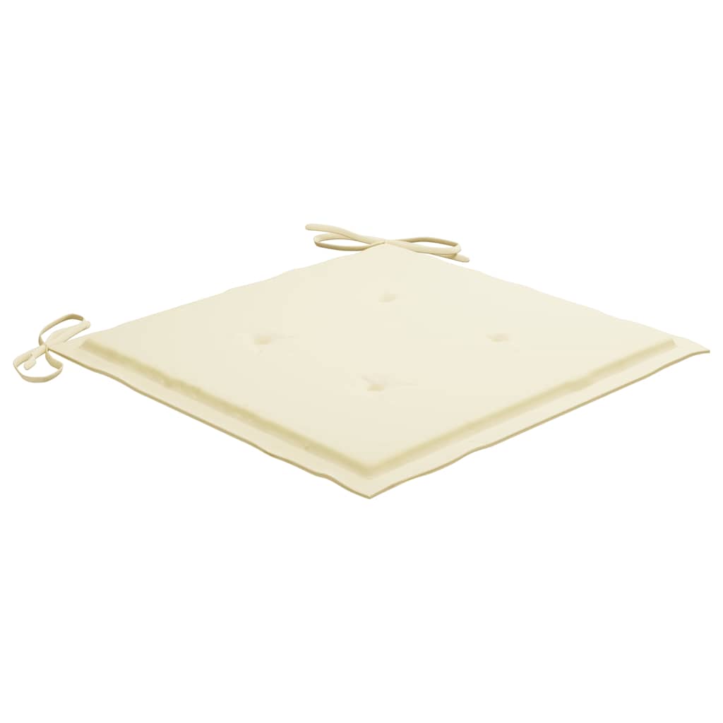 Καρέκλες Εξωτ. Χώρου Πτυσσόμενες 2 τεμ Ξύλο Ακακίας & Μαξιλάρια - Pakobazaar