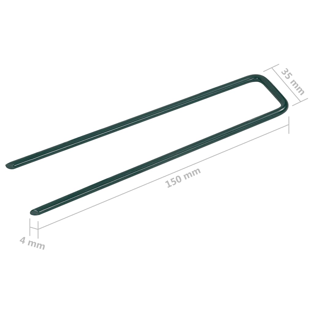 Καρφιά για Τεχνητό Γρασίδι 20 τεμ. σε U Σχήμα Σιδερένια - Pakobazaar