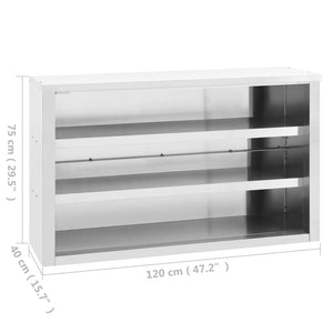 Ερμάριο Τοίχου 120 x 40 x 75 εκ. Ανοξείδωτο Ατσάλι