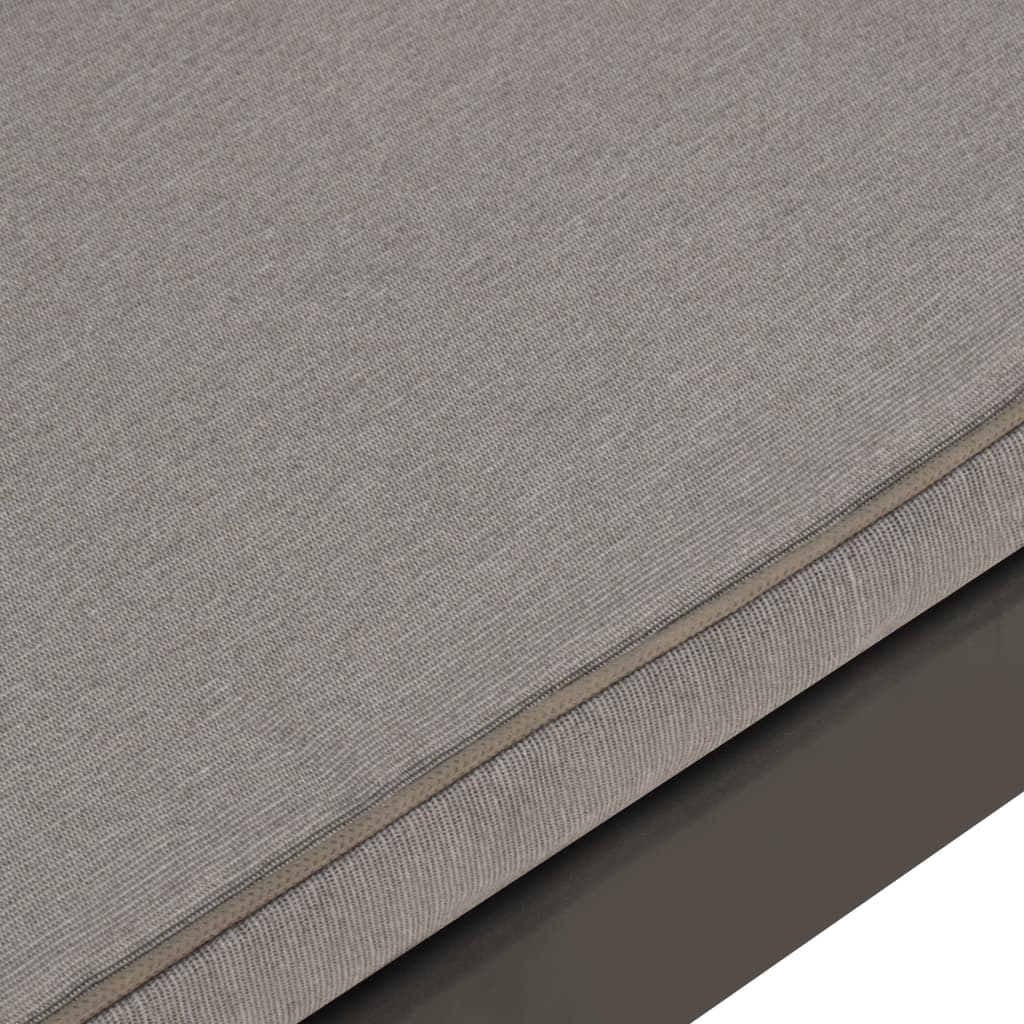 Σαλόνι Κήπου 6 Τεμαχίων Γκρι Πλαστικό με Μαξιλάρια - PAKOBAZAAR