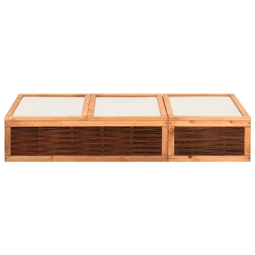Θερμοκήπιο 180 x 80 x 45 εκ. Μασίφ Ξύλο Πεύκου και Ξύλο Ιτιάς