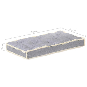 Μαξιλάρι Καναπέ Παλέτας Ανθρακί 73 x 40 x 7 εκ.