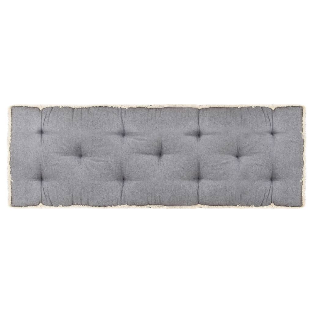 Μαξιλάρι Καναπέ Παλέτας Ανθρακί 120 x 40 x 7 εκ. - Pakobazaar