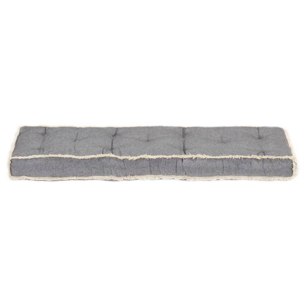 Μαξιλάρι Καναπέ Παλέτας Ανθρακί 120 x 40 x 7 εκ. - Pakobazaar