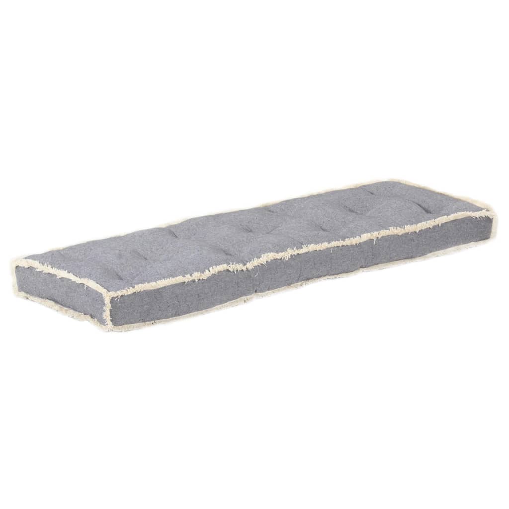 Μαξιλάρι Καναπέ Παλέτας Ανθρακί 120 x 40 x 7 εκ. - Pakobazaar