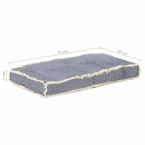 Μαξιλάρι Καναπέ Παλέτας Μπλε 73 x 40 x 7 εκ. - Pakobazaar
