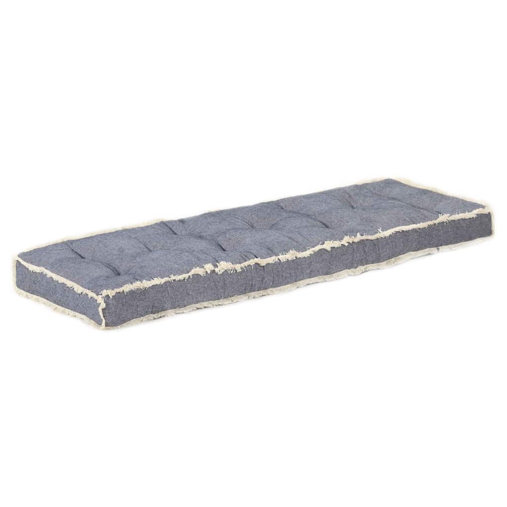 Μαξιλάρι Καναπέ Παλέτας Μπλε 120 x 40 x 7 εκ. - Pakobazaar