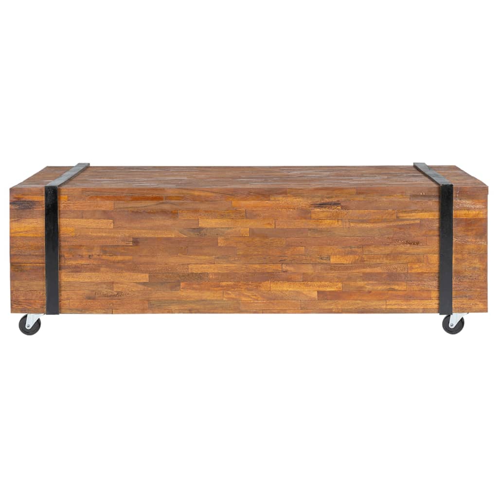 Τραπεζάκι Σαλονιού 110 x 45 x 38 εκ. από Μασίφ Ξύλο Teak - Pakobazaar