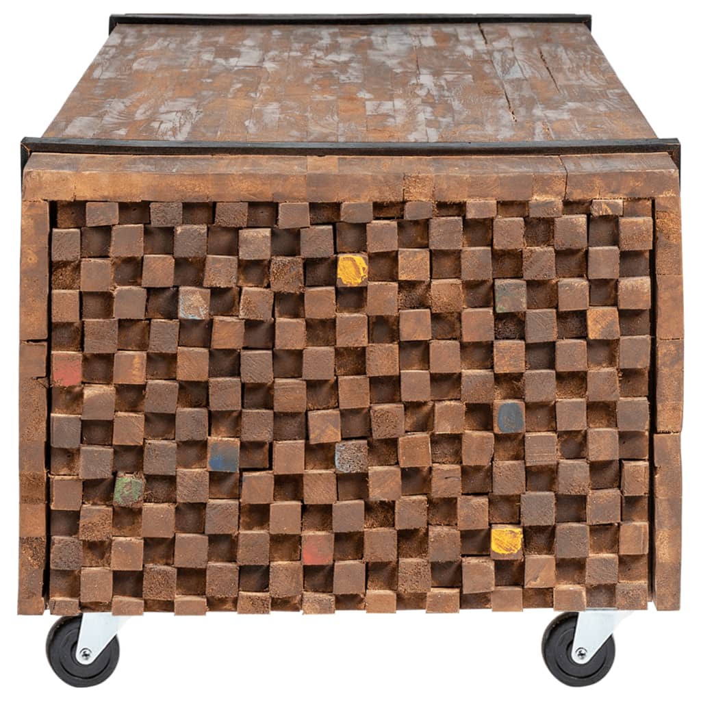 Τραπεζάκι Σαλονιού 110 x 45 x 38 εκ. από Μασίφ Ξύλο Teak - Pakobazaar