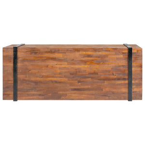 Τραπεζάκι Σαλονιού 110 x 45 x 38 εκ. από Μασίφ Ξύλο Teak - Pakobazaar
