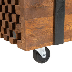 Τραπεζάκι Σαλονιού 110 x 45 x 38 εκ. από Μασίφ Ξύλο Teak - Pakobazaar
