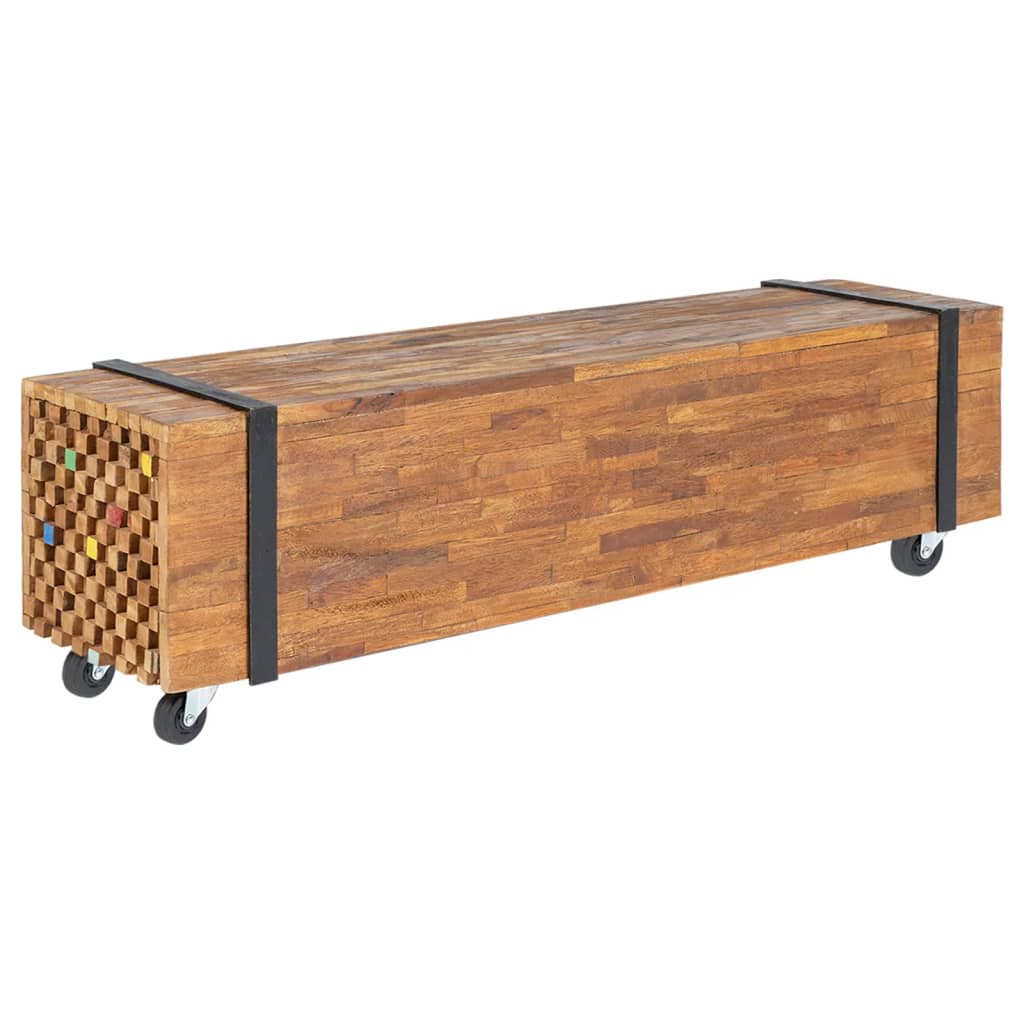 Έπιπλο Τηλεόρασης 110 x 30 x 32,5 εκ. από Μασίφ Ξύλο Teak