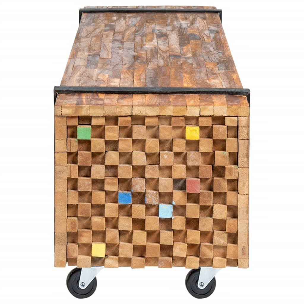 Έπιπλο Τηλεόρασης 110 x 30 x 32,5 εκ. από Μασίφ Ξύλο Teak