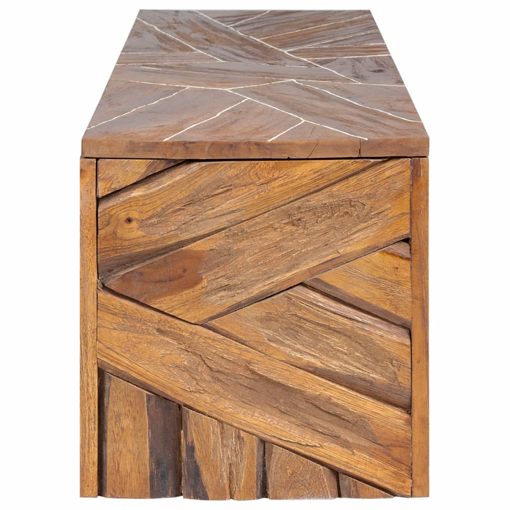Έπιπλο Τηλεόρασης 110 x 60 x 38 εκ. από Μασίφ Ξύλο Teak