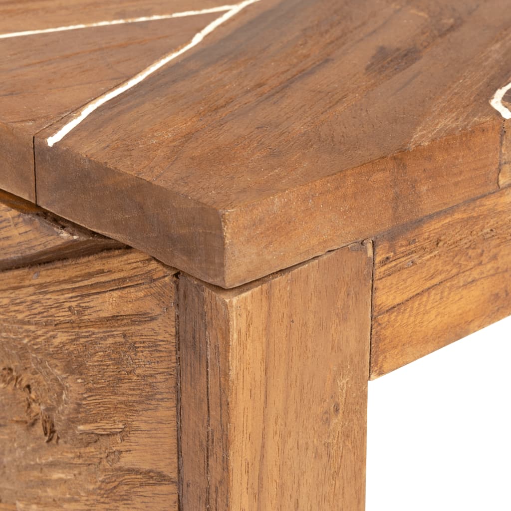 Έπιπλο Τηλεόρασης 110 x 60 x 38 εκ. από Μασίφ Ξύλο Teak