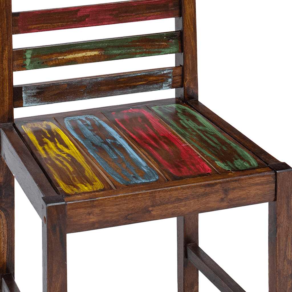 Καρέκλες Τραπεζαρίας 2 τεμ. από Μασίφ Ανακυκλωμένο Ξύλο