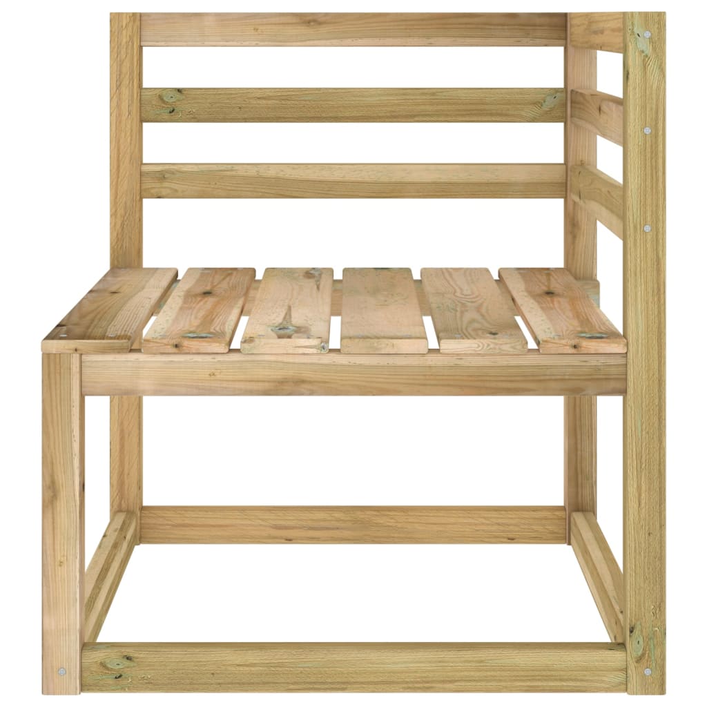 Σαλόνι Κήπου Σετ 3 τεμ. με Κρεμ Μαξιλάρια