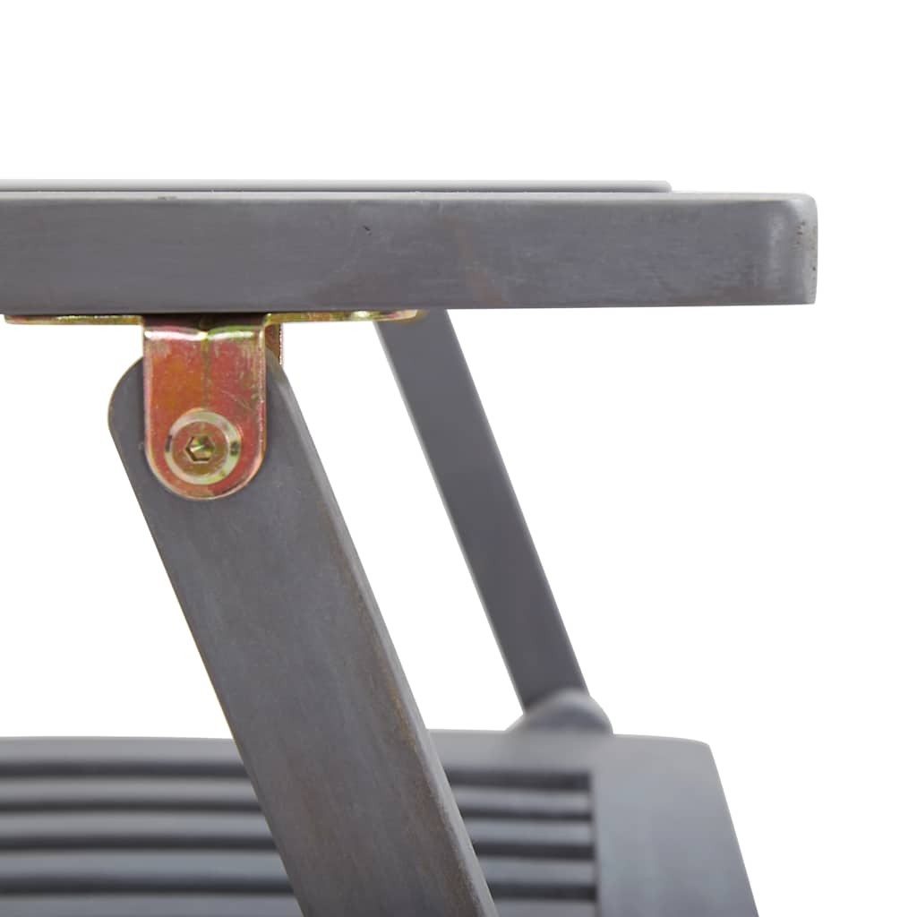 Καρέκλες Εξωτ. Χώρου Πτυσσόμενες 6 τεμ Ξύλο Ακακίας & Μαξιλάρια - PAKOBAZAAR