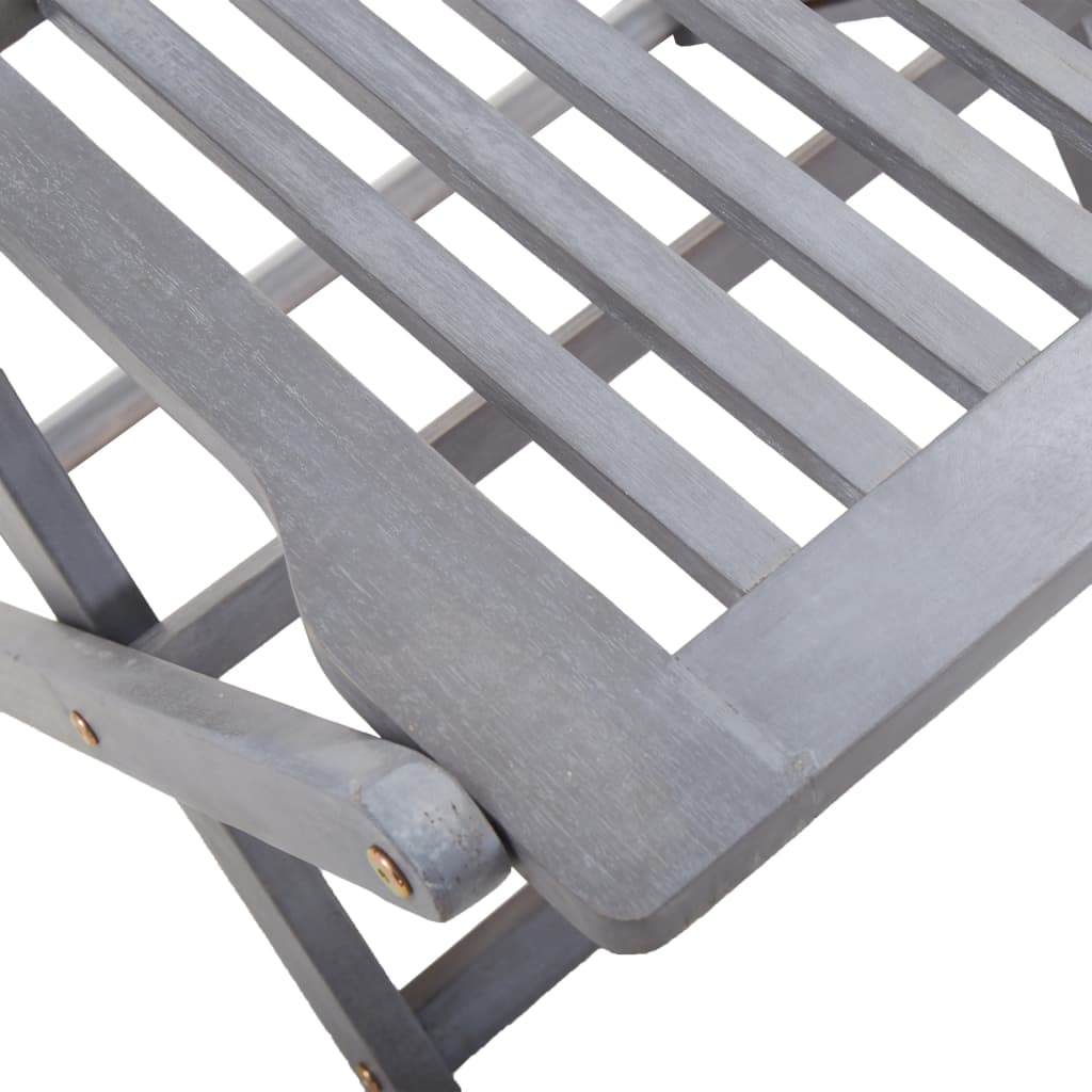 Καρέκλες Εξ. Χώρου Πτυσσόμενες 6 Τεμ. Ξύλο Ακακίας & Μαξιλάρια - Pakobazaar