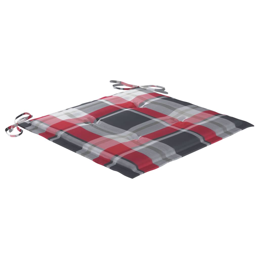 Καρέκλες Κήπου Πτυσσόμενες 6 τεμ Μασίφ Ξύλο Ακακίας & Μαξιλάρια