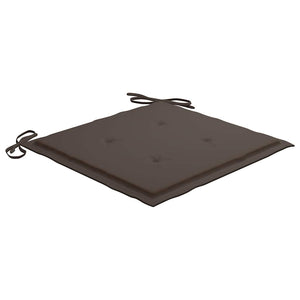 Καρέκλες Κήπου Πτυσσόμενες 6 τεμ. από Ξύλο Ακακίας με Μαξιλάρια - Pakobazaar