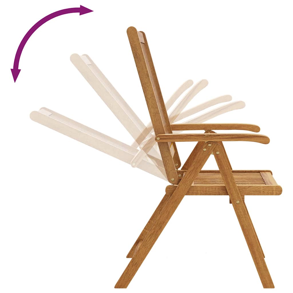 Καρέκλες Κήπου Πτυσσόμενες 6 τεμ. από Μασίφ Ξύλο Ακακίας - PAKOBAZAAR