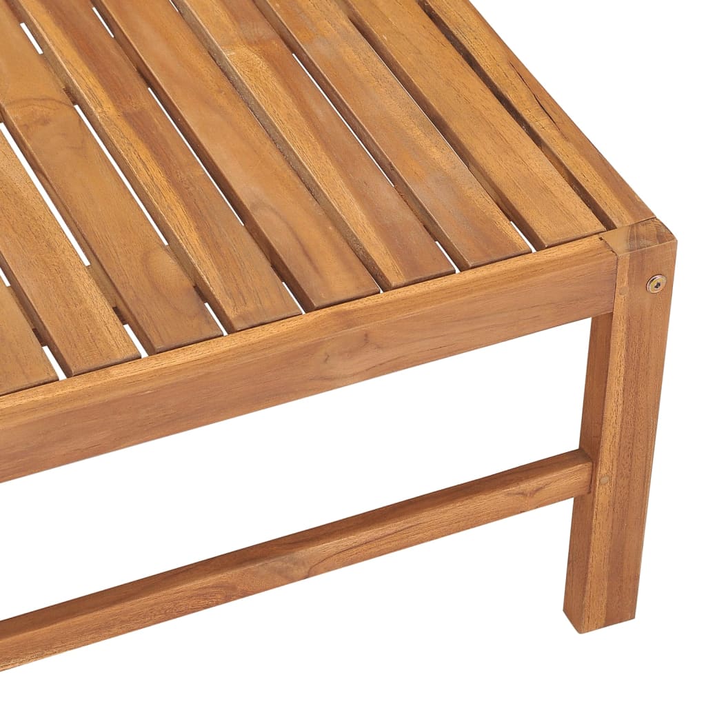 Τραπέζι Κήπου 63 x 63 x 30 εκ. από Μασίφ Ξύλο Teak