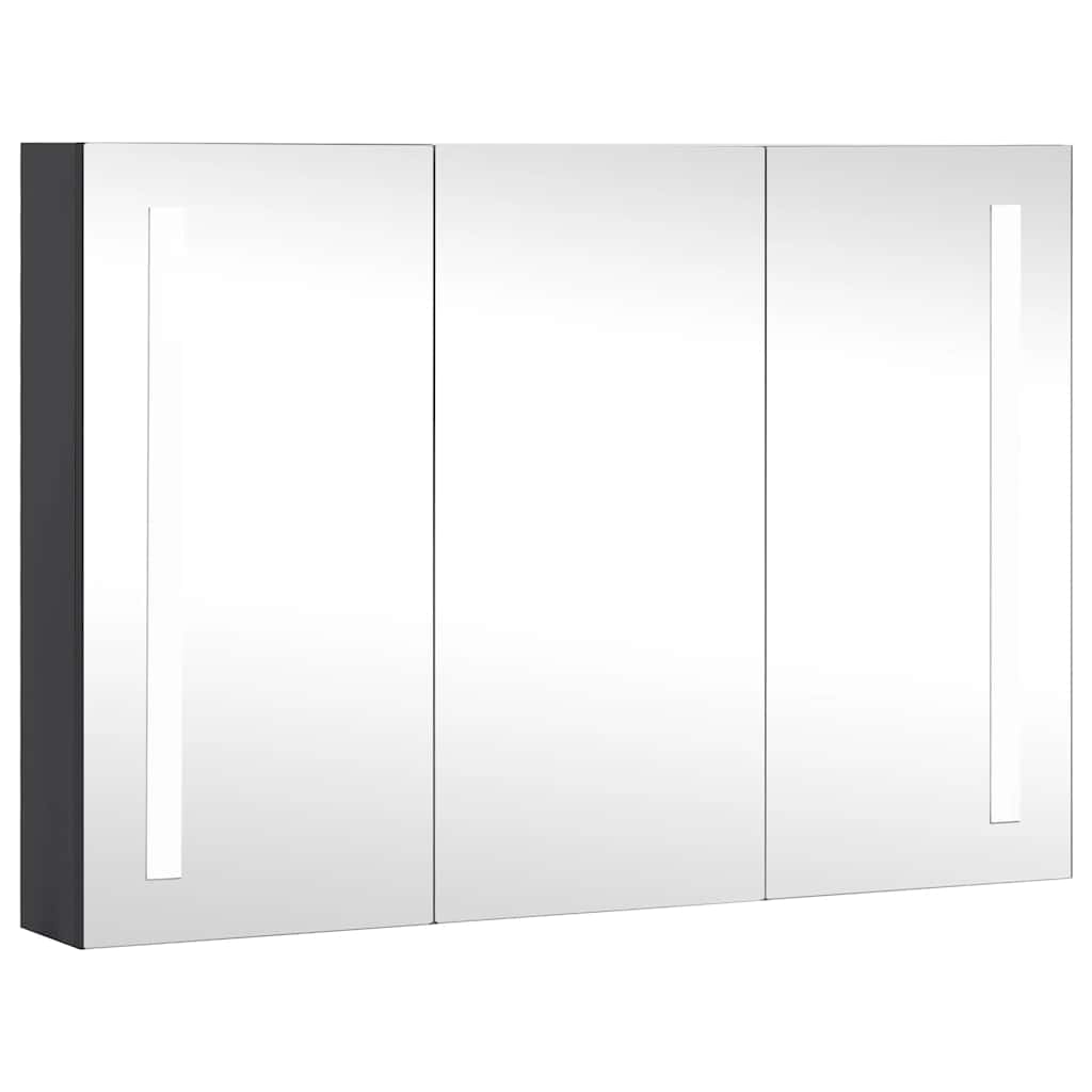Καθρέφτης Μπάνιου με Ντουλάπι & LED 89 x 14 x 62 εκ.