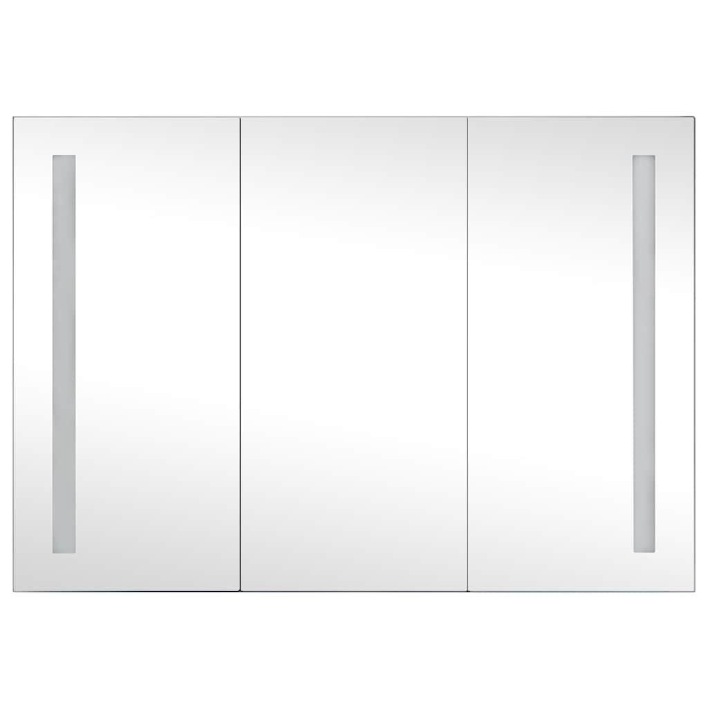 Καθρέφτης Μπάνιου με Ντουλάπι & LED 89 x 14 x 62 εκ.