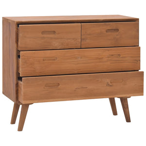 Συρταριέρα 90 x 35 x 75 εκ. από Μασίφ Ξύλο Teak