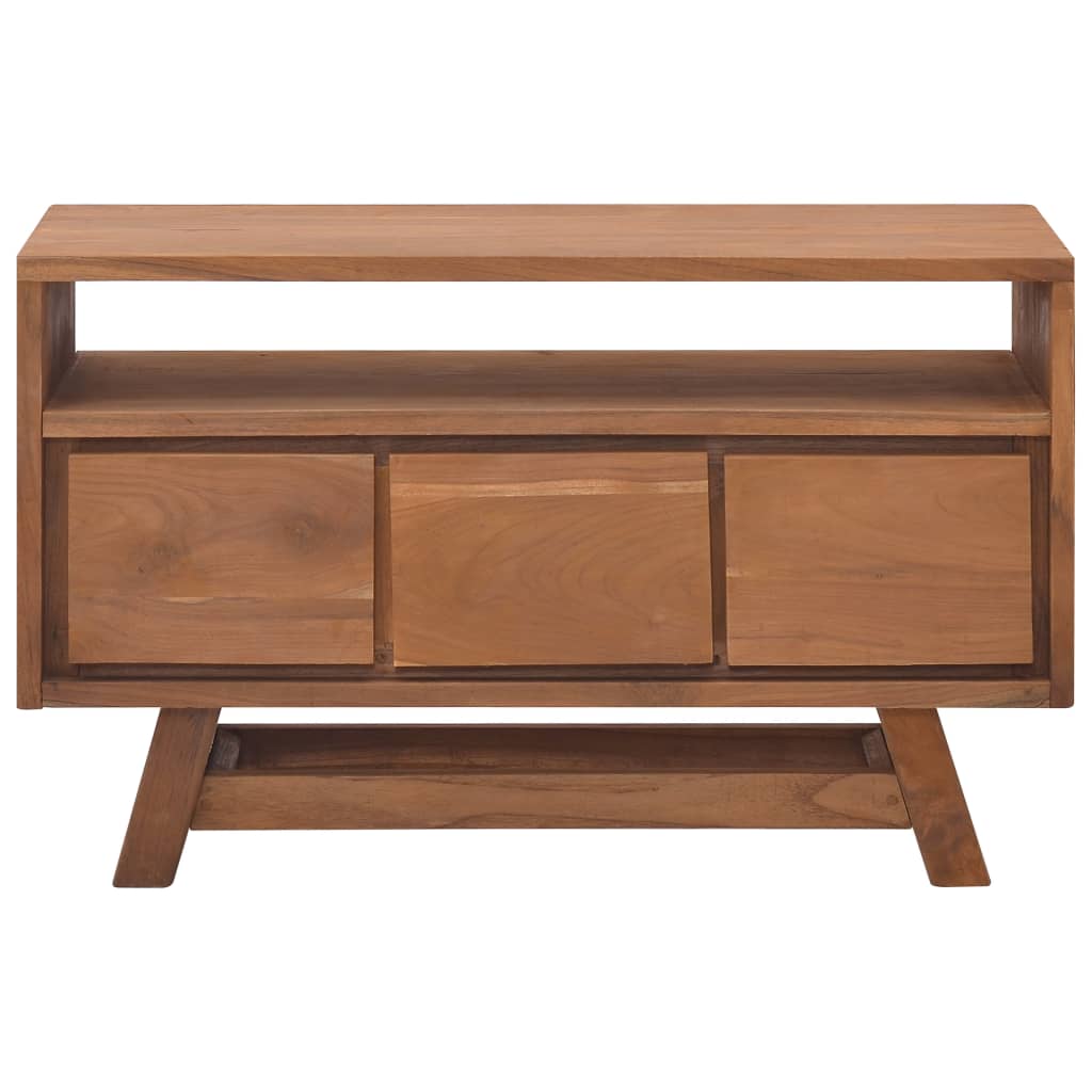 Έπιπλο Τηλεόρασης 80 x 30 x 50 εκ. από Μασίφ Ξύλο Teak