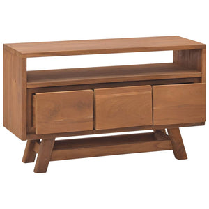 Έπιπλο Τηλεόρασης 80 x 30 x 50 εκ. από Μασίφ Ξύλο Teak