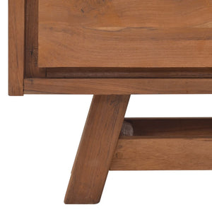 Έπιπλο Τηλεόρασης 80 x 30 x 50 εκ. από Μασίφ Ξύλο Teak