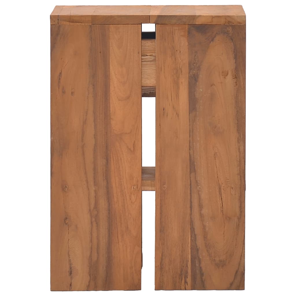 Κομοδίνο 20 x 35 x 50 εκ. από Μασίφ Ξύλο Teak - Pakobazaar