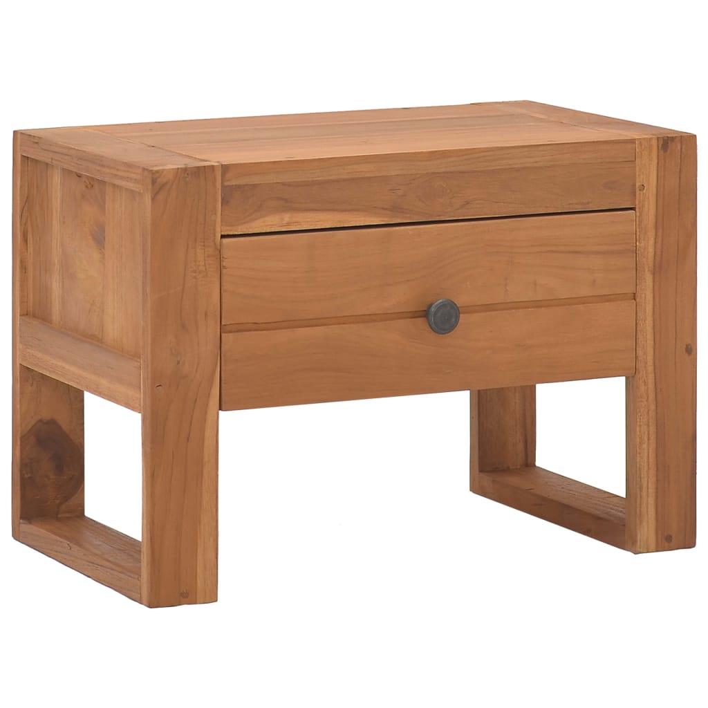 Κομοδίνο 50 x 30 x 35 εκ. από Μασίφ Ξύλο Teak - Pakobazaar