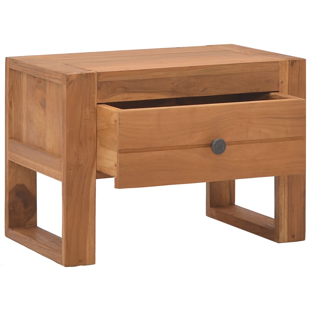 Κομοδίνο 50 x 30 x 35 εκ. από Μασίφ Ξύλο Teak - Pakobazaar