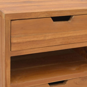 Κομοδίνο 40 x 30 x 76 εκ. από Μασίφ Ξύλο Teak - Pakobazaar