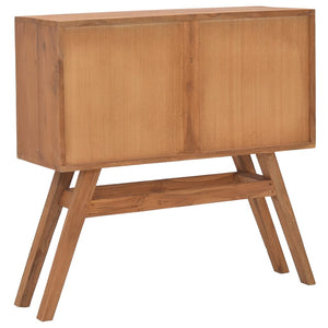 Τραπέζι Κονσόλα 80 x 30 x 80 εκ. από Μασίφ Ξύλο Teak - Pakobazaar