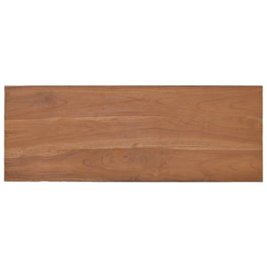 Τραπέζι Κονσόλα 80 x 30 x 80 εκ. από Μασίφ Ξύλο Teak - Pakobazaar
