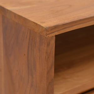 Τραπέζι Κονσόλα 80 x 30 x 80 εκ. από Μασίφ Ξύλο Teak - Pakobazaar