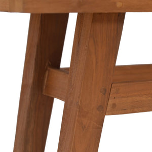 Τραπέζι Κονσόλα 110x30x79 εκ. από Μασίφ Ξύλο Teak