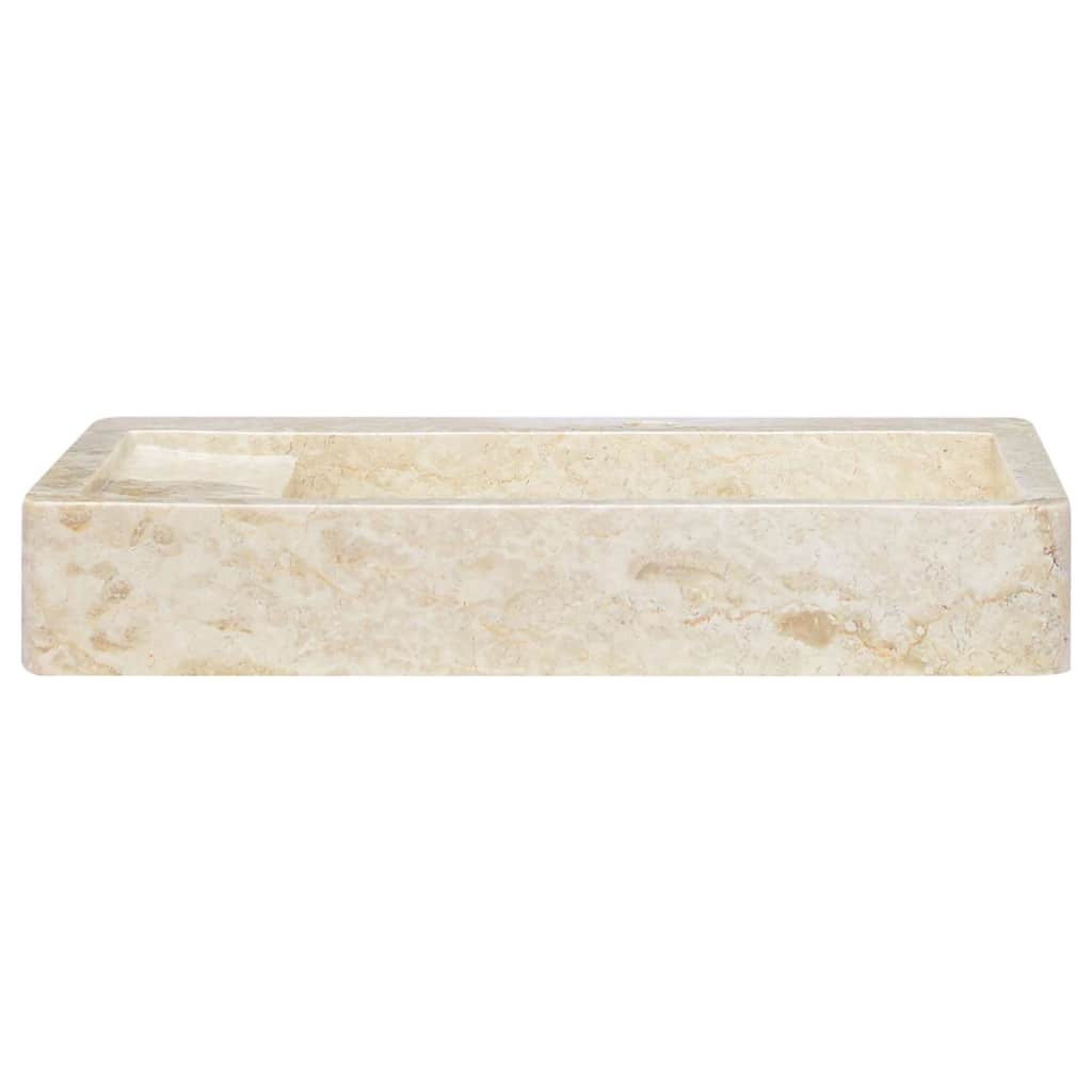 Νιπτήρας Κρεμ 58 x 39 x 10 εκ. Μαρμάρινος