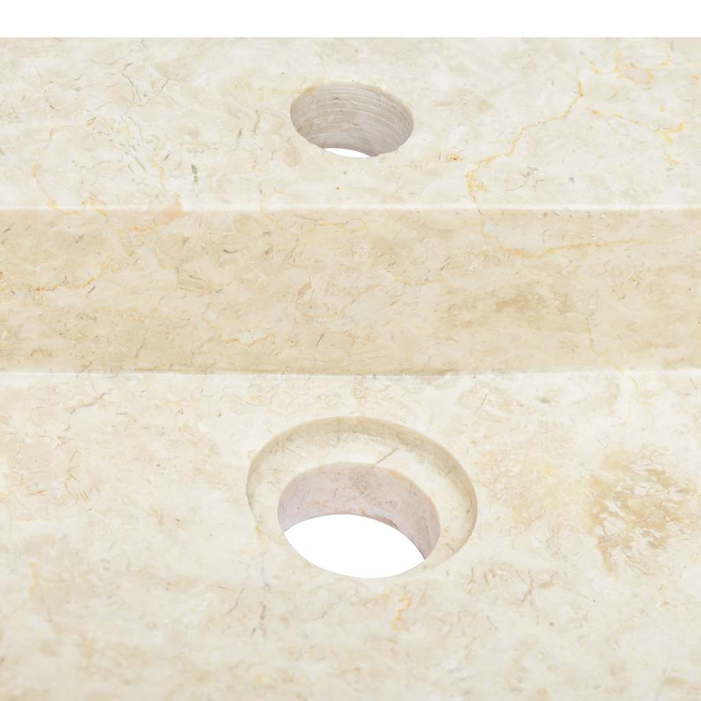 Νιπτήρας Κρεμ 58 x 39 x 10 εκ. Μαρμάρινος