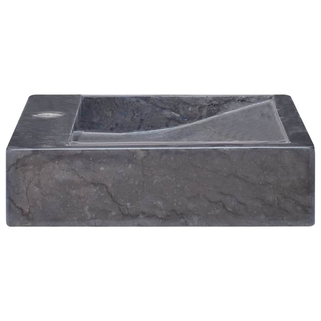 Νιπτήρας Μαύρος 58 x 39 x 10 εκ. Μαρμάρινος - PAKOBAZAAR