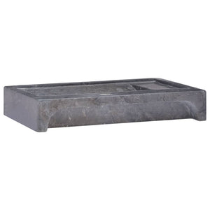 Νιπτήρας Μαύρος 58 x 39 x 10 εκ. Μαρμάρινος - PAKOBAZAAR