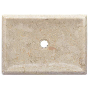 Νιπτήρας Κρεμ 50 x 35 x 10 εκ. Μαρμάρινος - PAKOBAZAAR