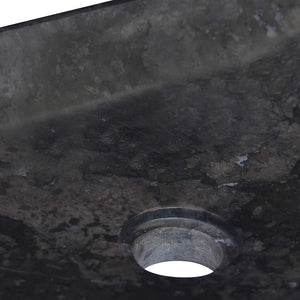 Νιπτήρας Μαύρος 50 x 35 x 10 εκ. Μαρμάρινος